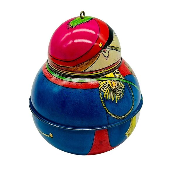 Hallmark Keepsake Jolly Wolly Soldier Ornament Christmas 1991 Pressed Tin - Picture 4 of 8